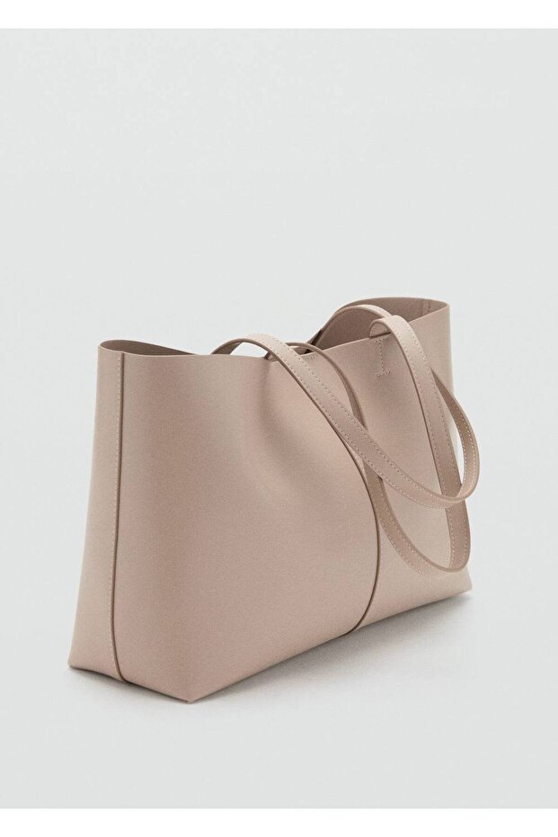 Çift saplı shopper çanta - 1