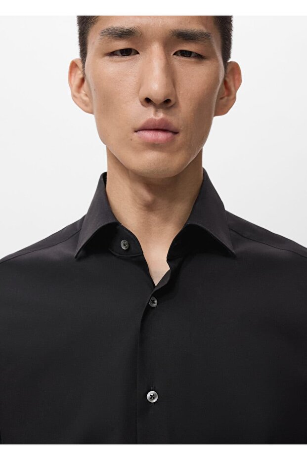 %100 pamuklu slim fit gömlek - 8