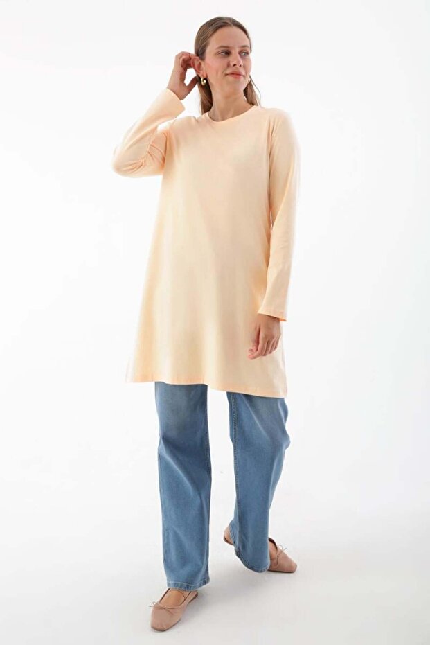 Ten-Basic Pamuklu Süprem Sweat Tunik - 1