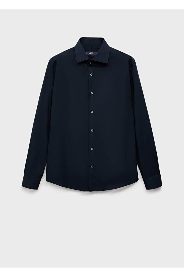 %100 pamuklu slim fit gömlek - 3