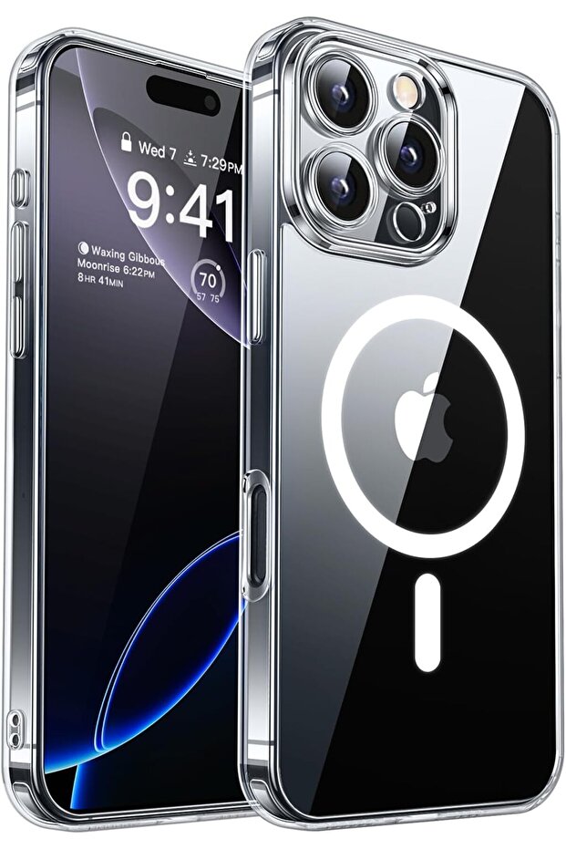 Magnetic Matte Case for iPhone 16 Pro | Transparent