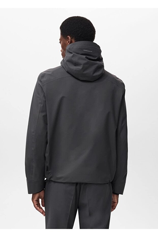 Su itici kapüşonlu ceket - 4