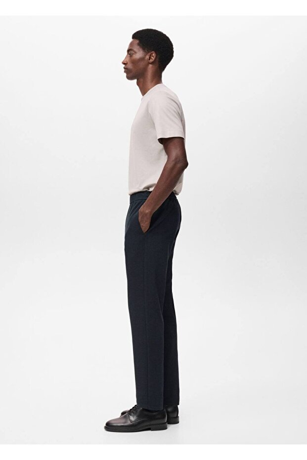 Teknik kalıplı jogger pantolon - 7