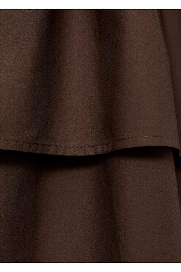 Karma çizgili elbise - 6