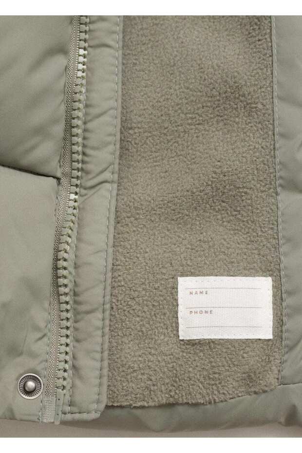 Düğmeli kapitone  Mont - 3