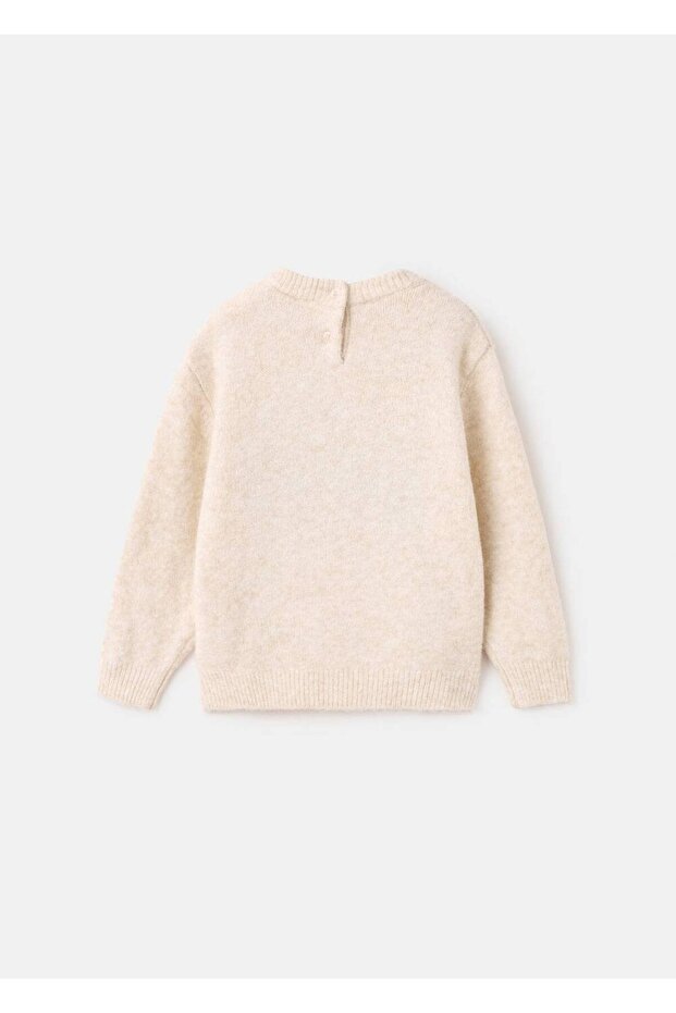 İşlemeli örgü kazak - 2