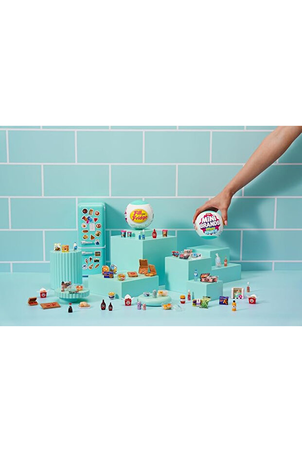 Mini Brands Fill The Fridge Mini Minis Series 1 by ZURU, Collectible Miniature Toy