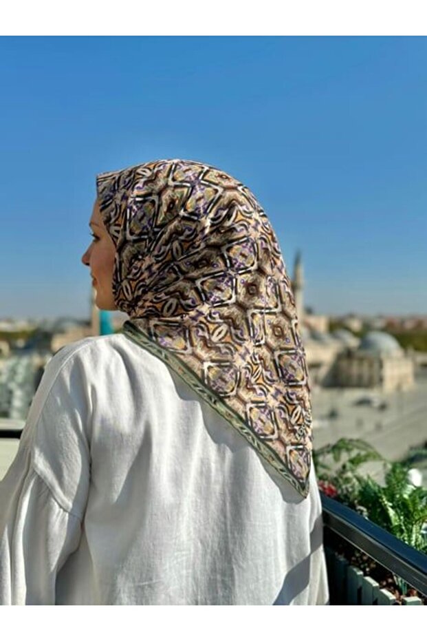 Eșarfă din bumbac moale - 3