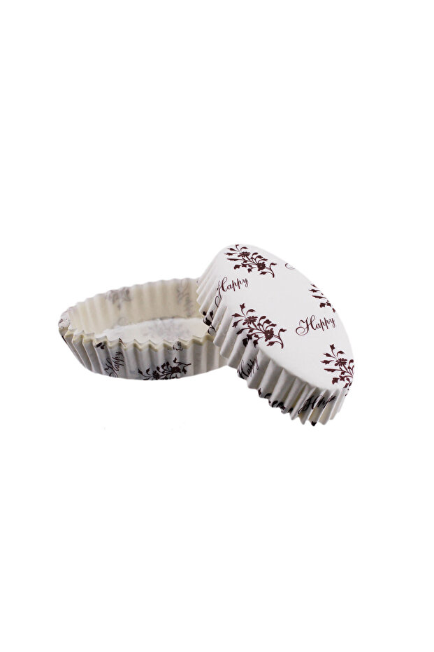 Cupcake Mold Pet Capsule Oval Ivy Pattern Cake Mold (100 Pieces) F11