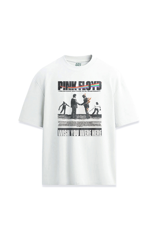 Pink Floyd Wish You Were Here Design Printed Unisex T-Shirt