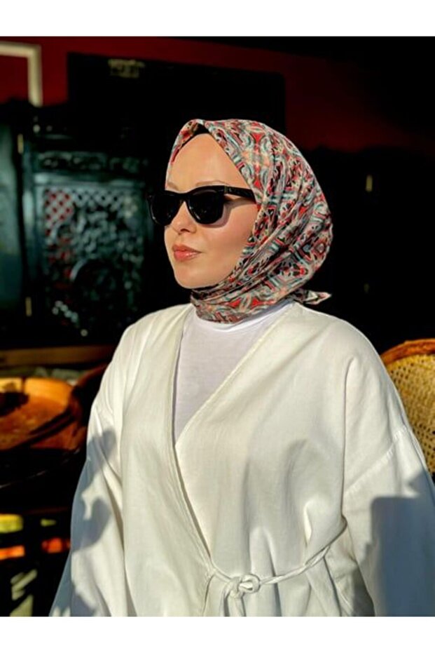 Eșarfă din bumbac moale - 1