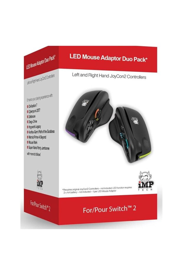 Adaptor mouse LED Duo Pack Negru - 4