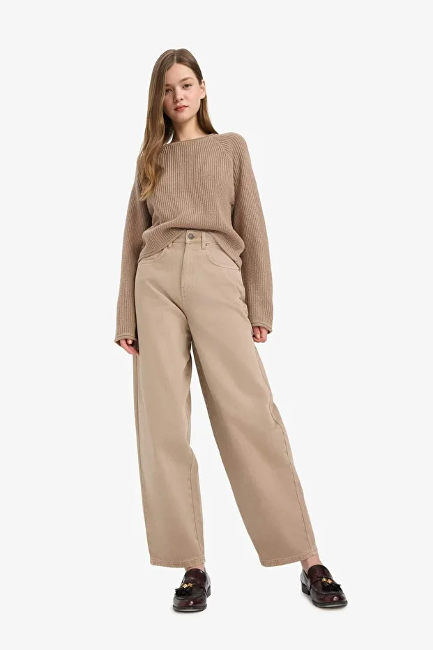 Coool Regular Fit Bisiklet Yaka Triko Kazak L2567AZ25WN - 2