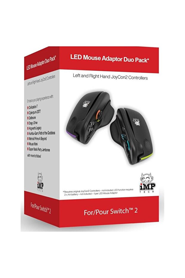 Adaptor mouse LED Duo Pack Negru - 5