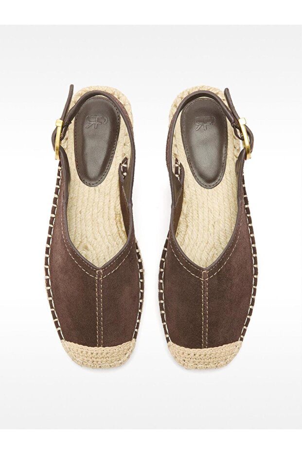 Tokalı Deri Espadril - 1
