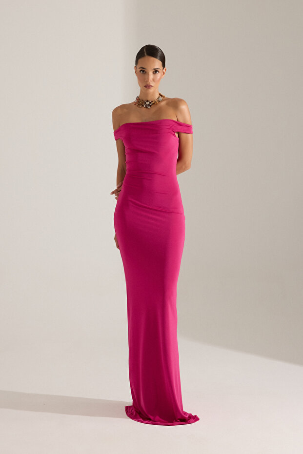 VESNA PEMBE ELBİSE - 2