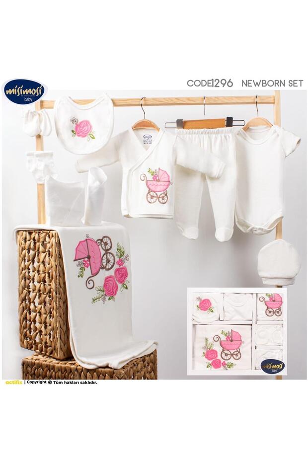 Newborn Baby Girl Hospital Released 100% Cotton Organic Newborn Set of 10