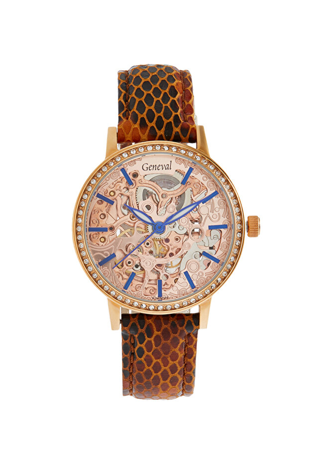 Women's Leather Analog Watch GLAS1712RRLO