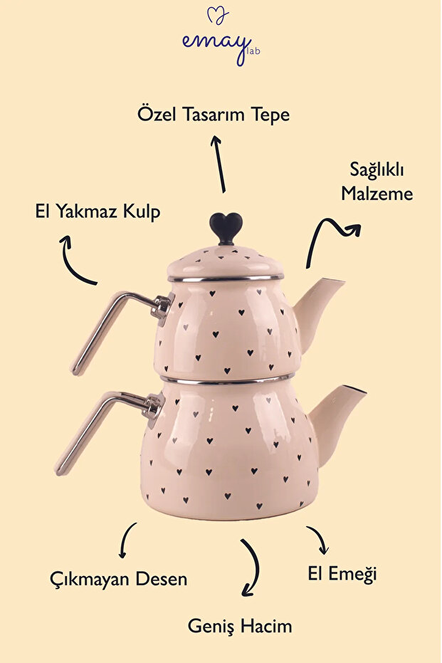 Emaye Çaydanlık - 3