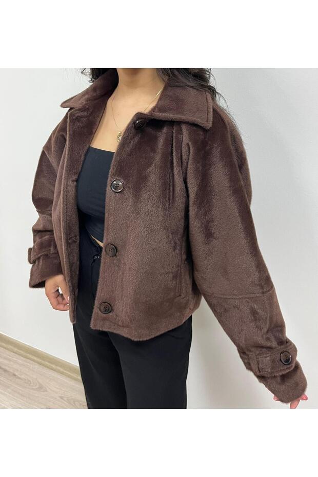 معطف قصير بأزرار - 2