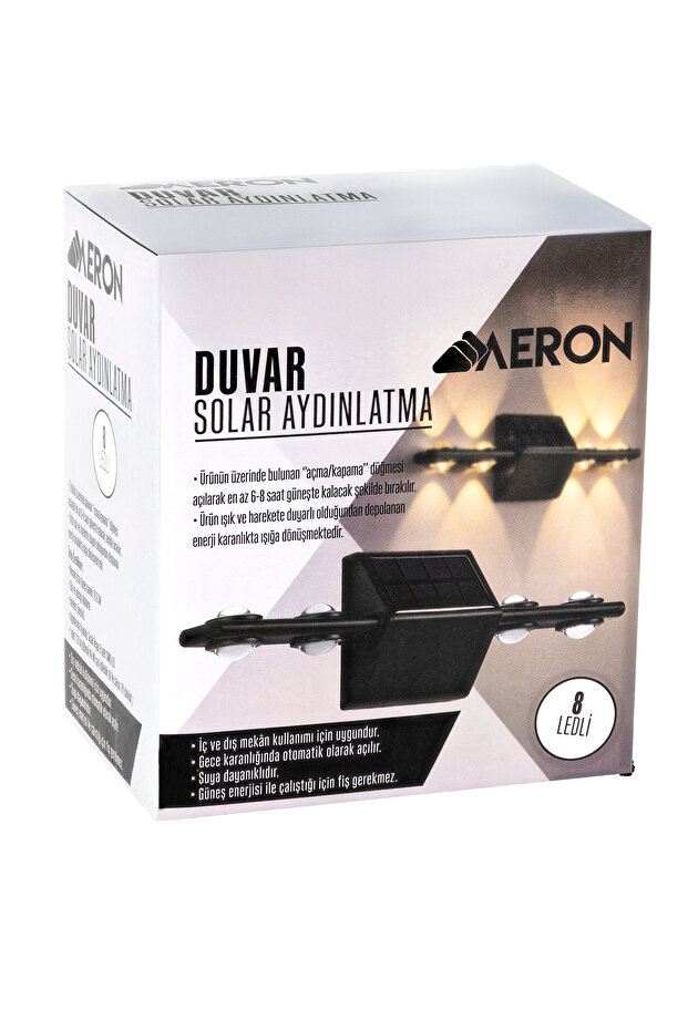 Duvar Solar Aydınlatma - 8 Ledli - 5