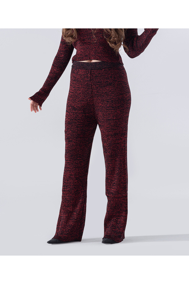 Simli Triko Pantolon - 2