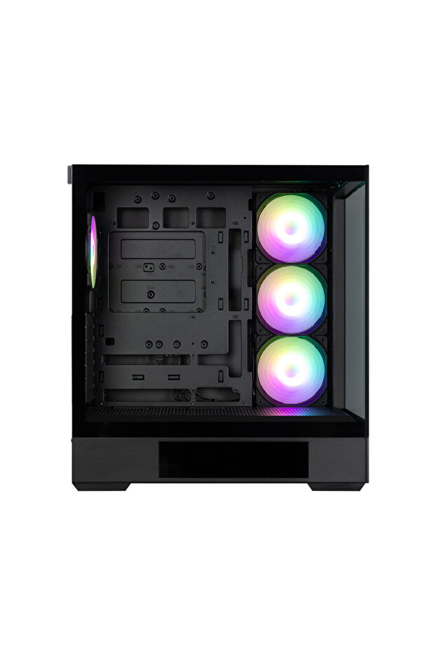 P40 DS BLACK ATX MID TOWER SIYAH KASA , 4x 120mm ARGB Fan - 5