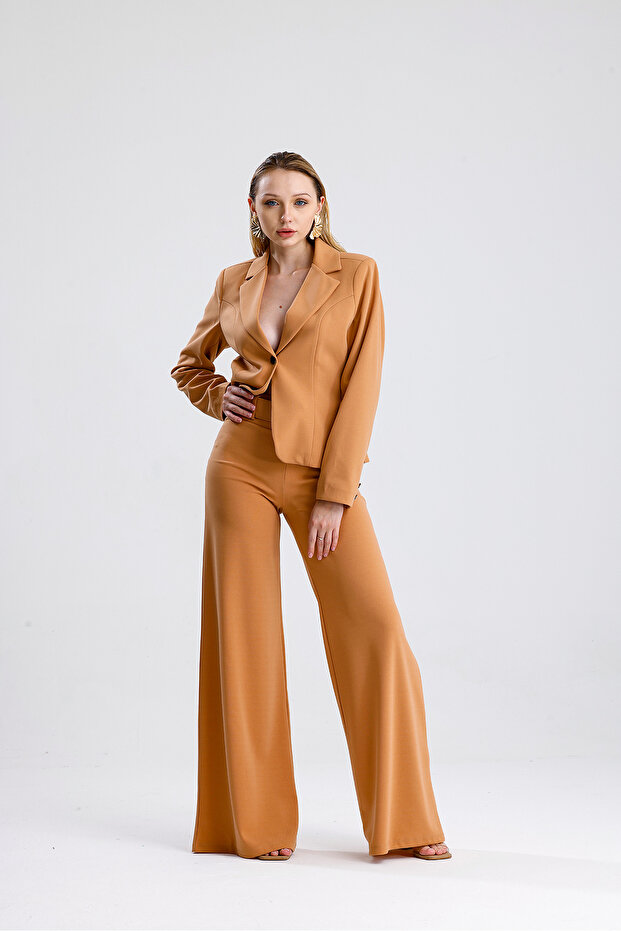 سترة بليزر سكوبا مبطنة |   CKT33437 البسكويت - 3