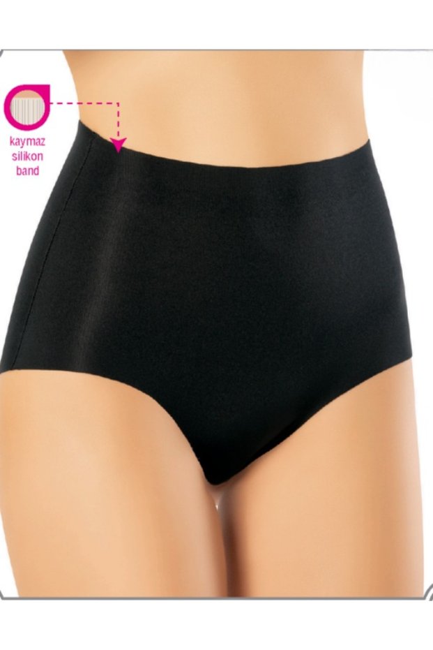 Women's Laser Cut High Waist Silicone Bato Slip
