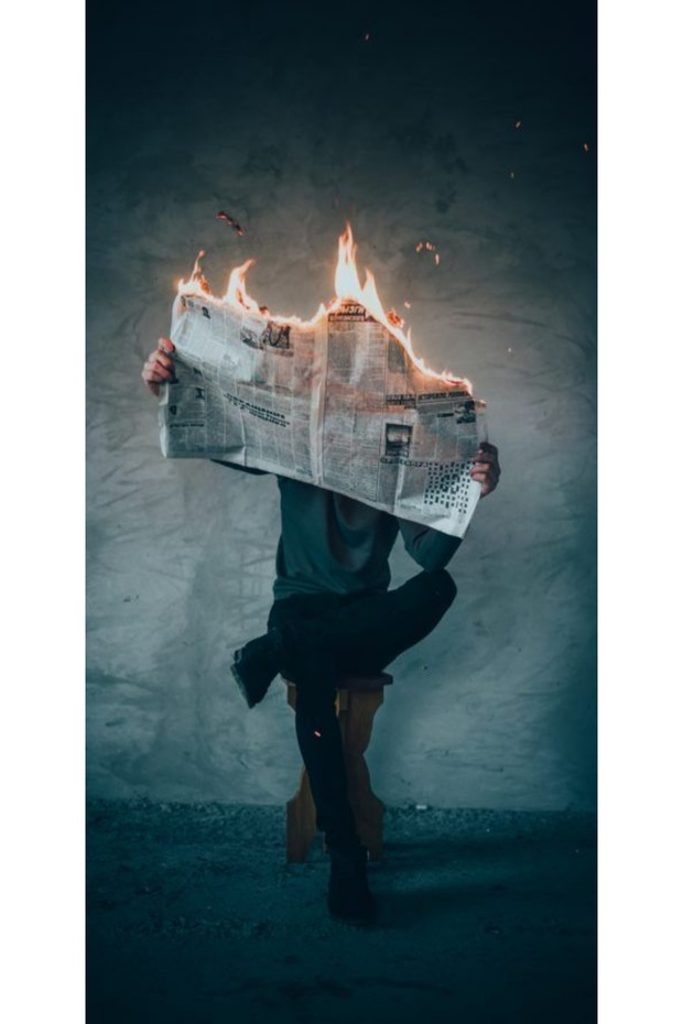 Personalized Case ALLVIEW E4 \ E4 Lite Burn the news