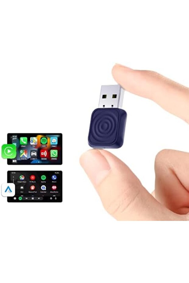 2-in-1 Mini Ultra Wireless CarPlay Adapter & Android Auto