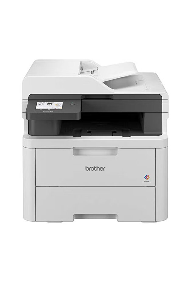 طابعة ليزر ملونة، طابعة ليزر LED ملونة صامتة وصغيرة الحجم، بيضاء اللون - 1