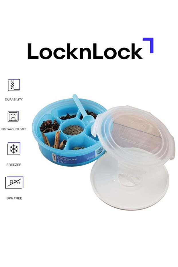 LocknLock Airtight Spice Kit - Durable, BPA-Free, and Space-Saving Kitchen Organizer