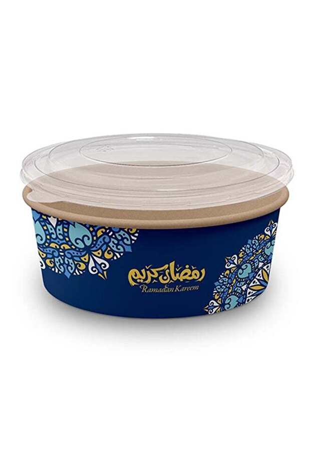 Kraft Multipurpose Containers With Lids 10 Pieces