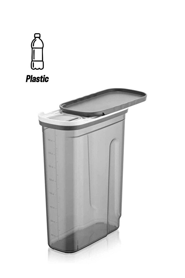 Foly Life Plastic Storage Container With Lid 2700 ml