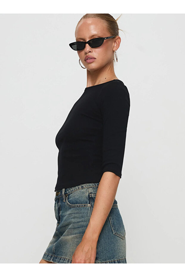 3/4 Kol Basic Bluz - 4