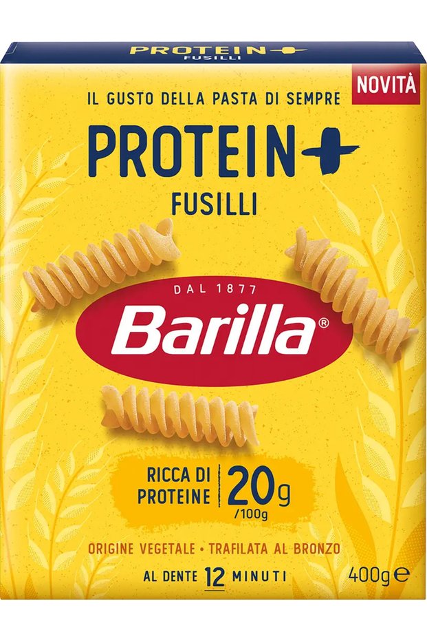 Fusilli Protein+ paste proteice, Barilla, 400 g