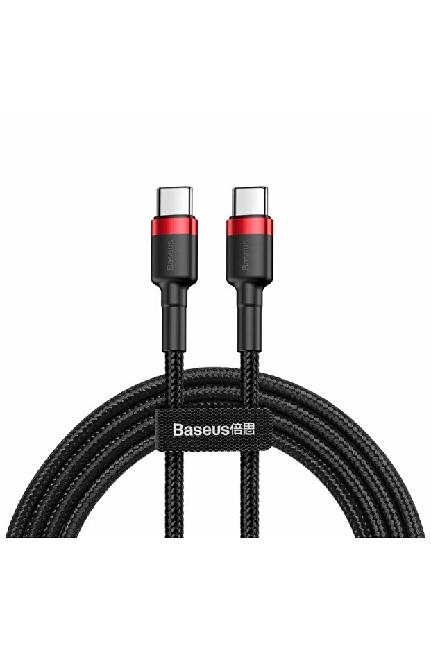Baseus Type-C data cable, 60W, 3A, 1m, red/black - 1