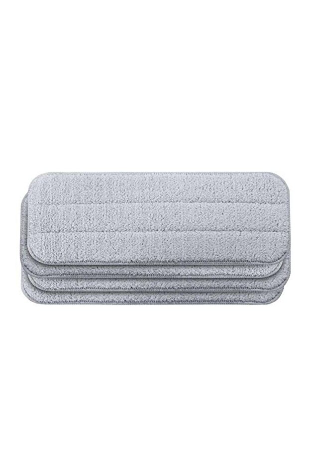 Xiaomi Pieces of 4 Mijia Smart Deerma Water Spray Mop Sweeper Cloth Head Replacement Pad Grey 20x6x
