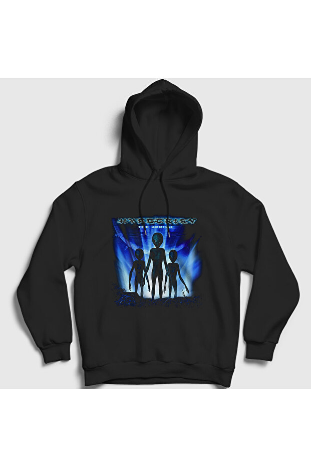 Unisex Black Arrival Metal Hypocrisy Hooded Sweatshirt 570820Tt