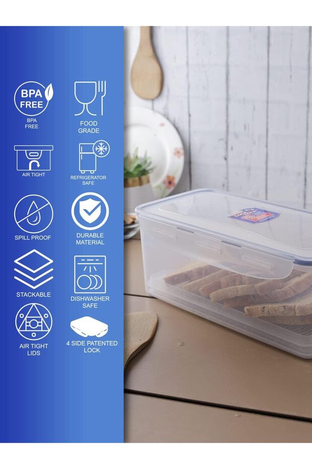 Rectangular Container 3.4 Liter - 4