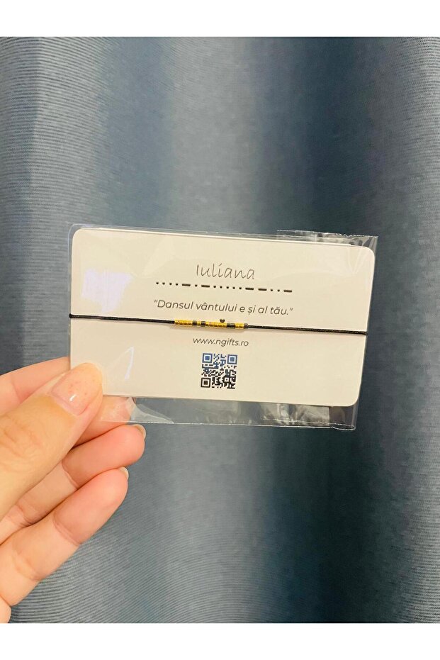 Morse Code Bracelet - Iuliana - 1