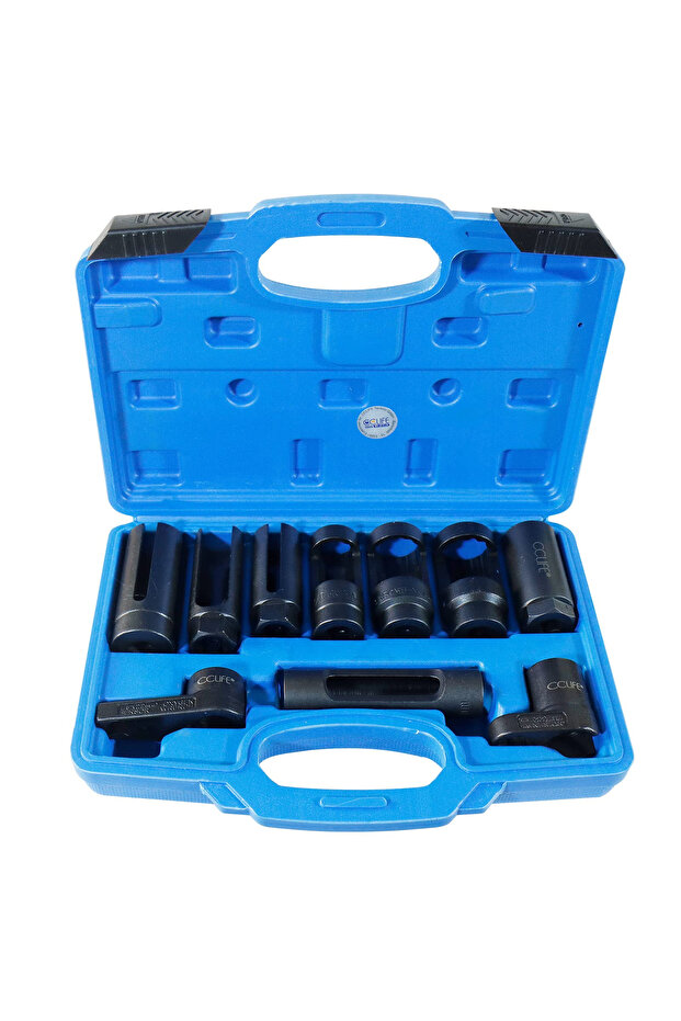 Oxygen and lambda probe wrench set 10 pieces - 1