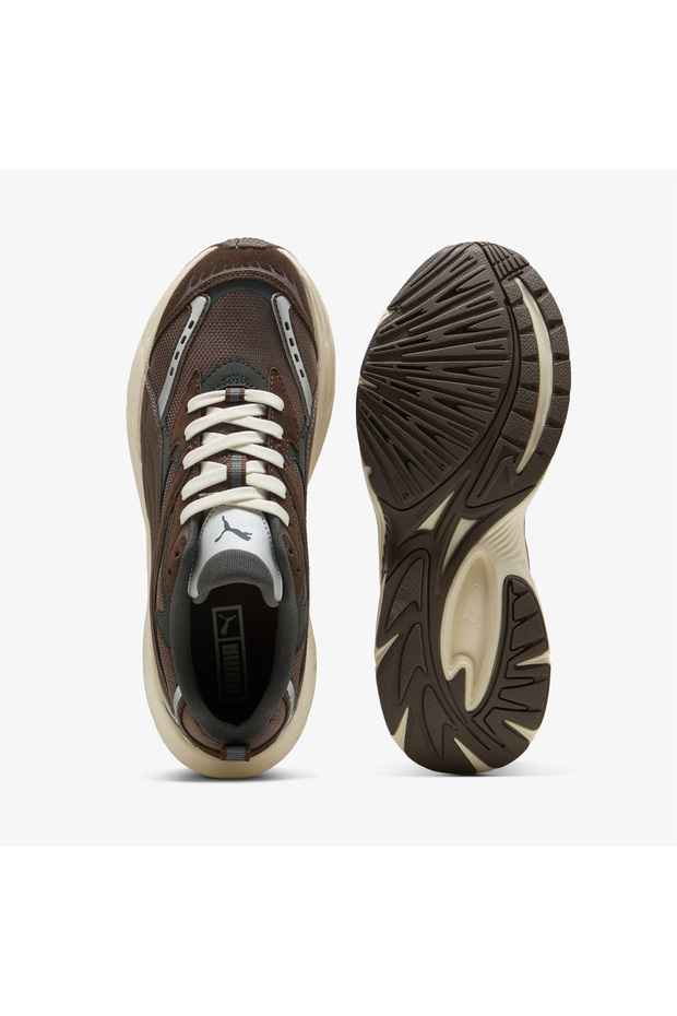 Morphic Retro Unisex Kahverengi Spor Ayakkabı - 4
