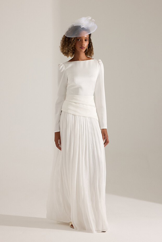 ADEL BEYAZ ELBİSE - 4