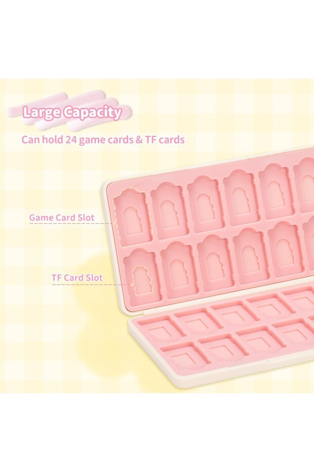 Switch Game Card Case Compatible Switch/Oled Game Card Portable Game Holder Cartridge Case 24 Game - 2