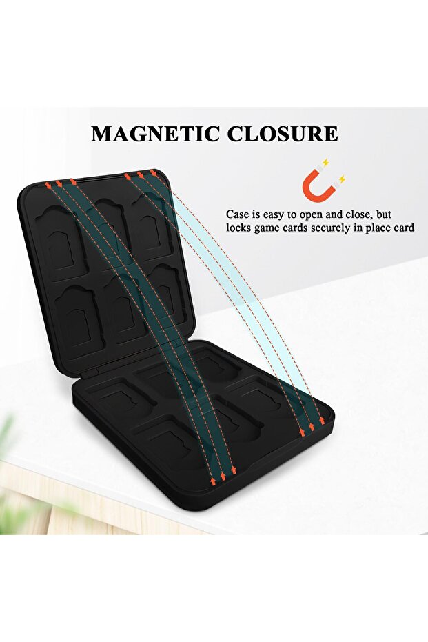 حافظة بطاقات ألعاب Switch، حامل ألعاب Switch، صندوق تخزين البطاقات، Nintendo Switch Oled/Switch/Switch Lite - 2