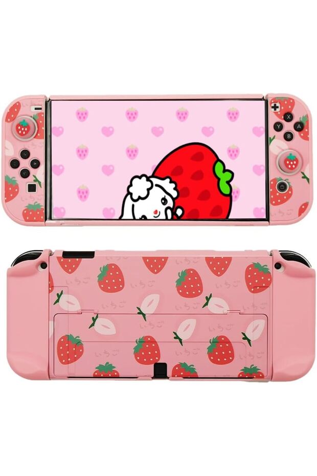 Protective Case Compatible Switch Oled 2021 Hard Shell Case Cover Switch Oled 7 Inch Joy Con - 1