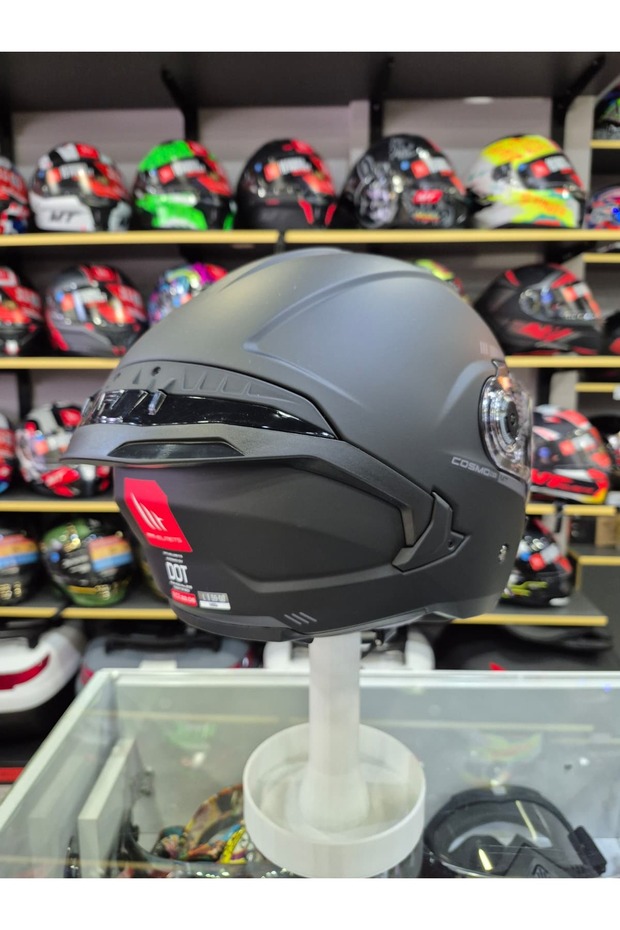 Cosmo SV Solid A1 Mat Siyah Açık Kask - 5