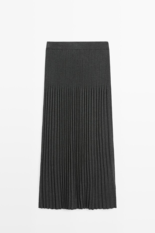 Pilili triko midi etek - 5